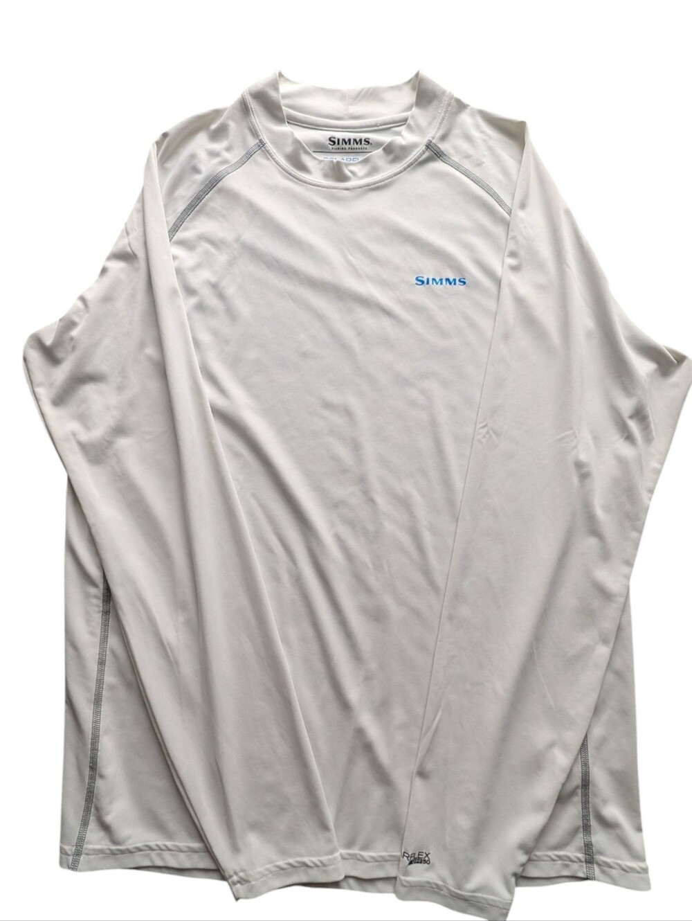 Simms SolarFlex Graphic Shirt Long Sleeve UPF 50 Fishing Performance Size Large - Picture 2 of 9